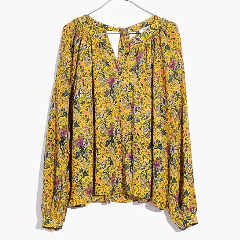 Madewell x Karen Walker® Silk Floral Gennaker Top